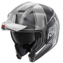 CAPACETE SHARK EVOJET VYDA MAT PRATA/ANT/PRT