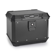 TOP CASE K-METROBOX ALUM PRETO 50LTS MONOLOCK