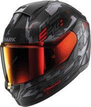 CAPACETE SHARK RIDILL 2 MOLOKAI PRT/ANTR/VERM