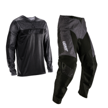 CALCA+CAMISOLA LEATT 3.5 STEALTH PRETO/CINZ
