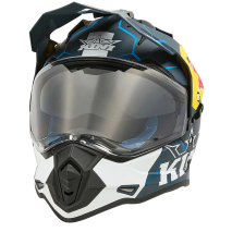 CAPACETE KINI ADV RED BULL 1.0 AZUL/BRC