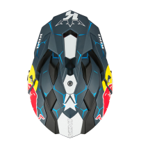 CAPACETE KINI ADV RED BULL 1.0 AZUL/BRC