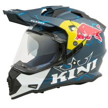 CAPACETE KINI ADV RED BULL 1.0 AZUL/BRC