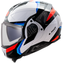 CAPACETE LS2 FF910 ADVANT II TRIPLE BRC/AZUL/VRM