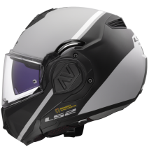 CAPACETE LS2 FF906 ADVANT SWIPE CINZA MATE/PRETO