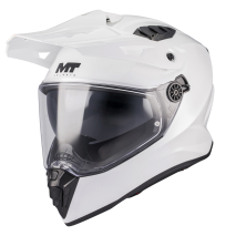 CAPACETE  MT TRACK SV PURE BRANCO