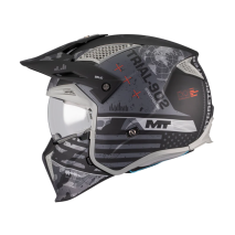 CAPACETE MT STREETFIGHTER SV S BELIC CINZA MATE 