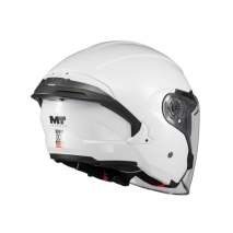 CAPACETE MT COSMO SV PURE BRANCO