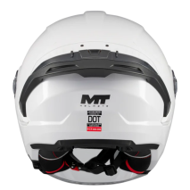 CAPACETE MT COSMO SV PURE BRANCO