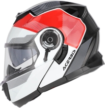 CAPACETE ACERBIS SEREL 22-06 BRANCO/VERMELHO