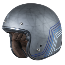 CAPACETE ORIGINE PRIMO SUNRISE BRILHO CINZA/AZUL