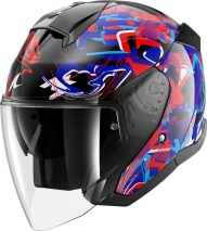 CAP SHARK SKWAL JET PRANZ PRETO/AZUL/VERMELHO