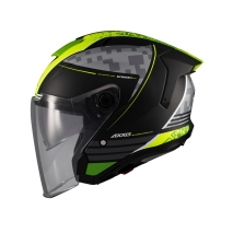 CAPACETE AXXIS  BLAZER SV PIXELART AMARELO MATE