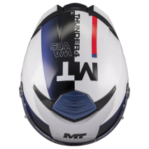 CAPACETE MT THUNDER 4 SV WAVES BR/AZ/VRM 