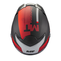 CAPACETE MT THUNDER 4 SV WAVES VERMELHO MATE