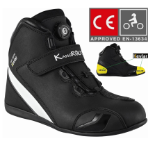 BOTAS KANGROUTE SILVERSTONE PRETAS BRANCAS