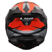 CAPACETE LS2 FF818 STORM III KOMAI MATE VERMELHO