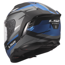 CAPACETE LS2 FF818 STORM III KOMAI MATE AZUL