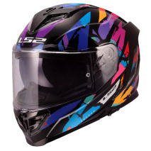 CAPACETE LS2 FF818 STORM III KAOS PRT/PURPURA/AZUL