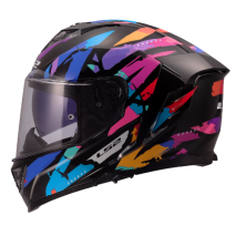 CAPACETE LS2 FF818 STORM III KAOS PRT/PURPURA/AZUL