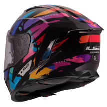 CAPACETE LS2 FF818 STORM III KAOS PRT/PURPURA/AZUL