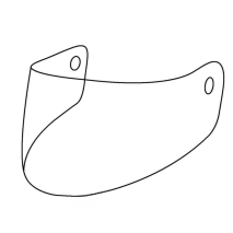 VISEIRA CAPACETE KAPPA KV40 TRANSP
