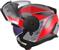 CAPACETE LS2 FF902 SCOPE II OXYD CINZA/VERMELHO