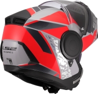 CAPACETE LS2 FF902 SCOPE II OXYD CINZA/VERMELHO