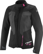 BLUSAO IXON LADY TYR PRETO/ANTRACITE/ROSA