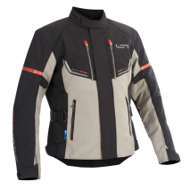 CASACO TÊXTIL LINDSTRANDS LOMSEN PRETO/VERMELHO