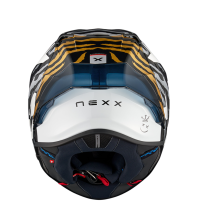 CAPACETE NEXX X.R3R X.R3R CINZA.DOURADO