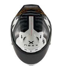 CAPACETE NEXX X.R3R X.R3R CINZA.DOURADO