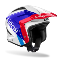 CAPACETE TRR II HUNT AZUL/VERMELHO AIROH