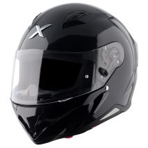 CAPACETE INTEGRAL AXOR SH-890 HUNTER PRETO BRILHO