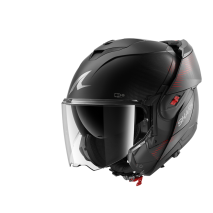 CAPACETE SHARK OXO SP LYNE MAT PRETO/ANTRACITE