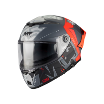 CAPACETE MT THUNDER 4 R SV CANVAS VERMELHO