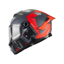 CAPACETE MT THUNDER 4 R SV CANVAS VERMELHO