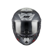 CAPACETE MT THUNDER 4 R SV CANVAS VERMELHO