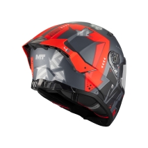 CAPACETE MT THUNDER 4 R SV CANVAS VERMELHO