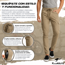 CALÇA CHANDAL CARGO KHAKI