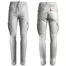 CALÇA CHANDAL CARGO CINZA