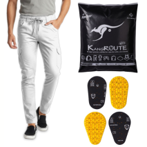 CALÇA CHANDAL CARGO CINZA
