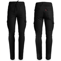 CALÇA CHANDAL CARGO PRETO