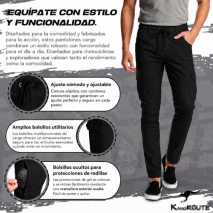 CALÇA CHANDAL CARGO PRETO