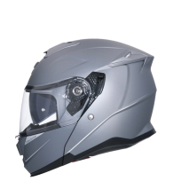 CAPACETE MODULAR AXOR DISCOVER MONOCOLOR CINZA