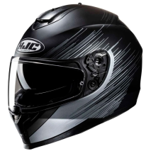 CAPACETE HJC C70N SWAY - PRETO / CINZA
