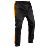 OXFORD CALÇAS DE CHUVA PRETO/LARANJA