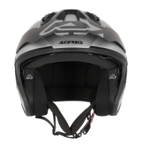 CAPACETE ACERBIS JET ARIA EVO METALLIC CINZA