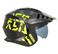 CAPACETE ACERBIS JET ARIA EVO GRAPHIC PRT/AMAR