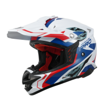 CAPACETE MY HELMET OFFROAD MX-289 BRANCO/AZUL